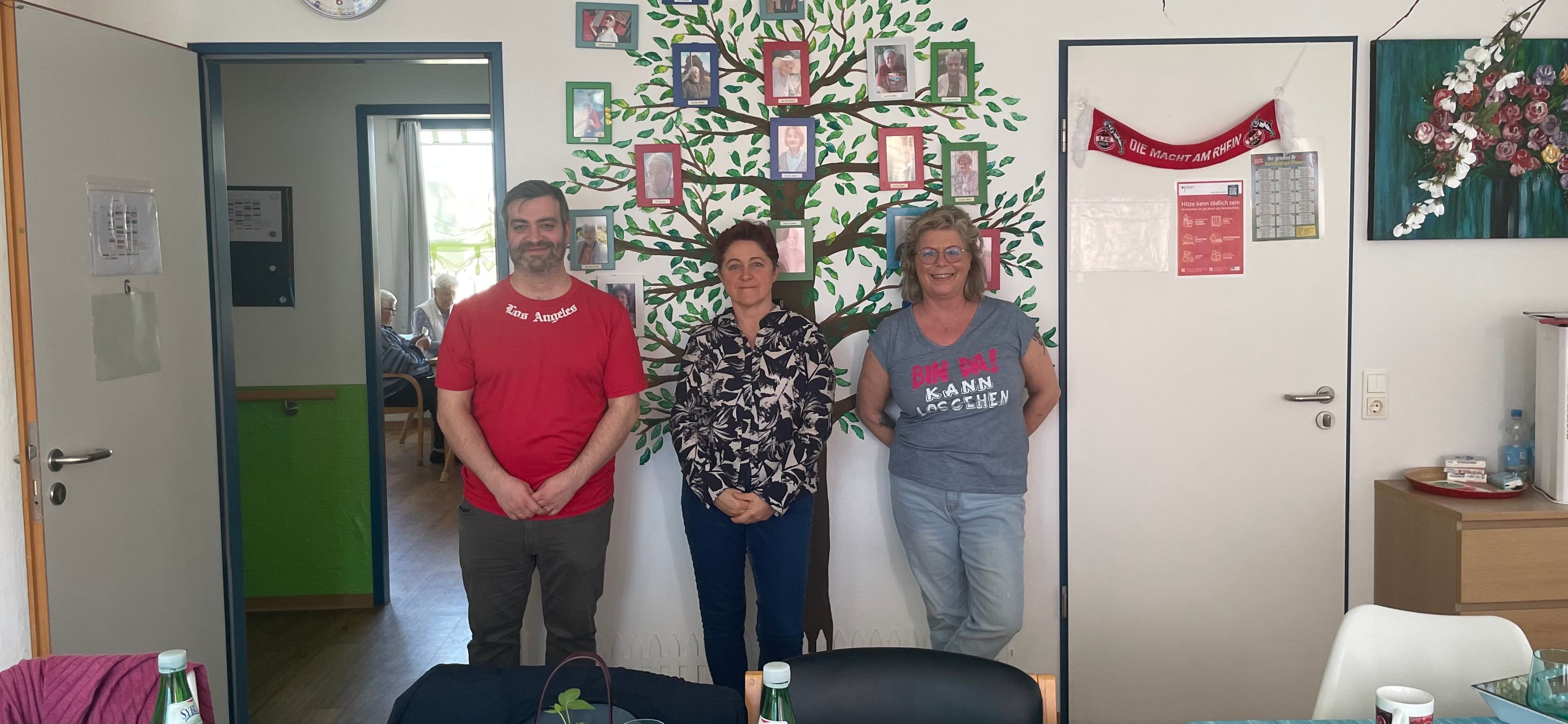 Zu sehen sind Jana Puccio, Marcel Klein und Toni Nutz.