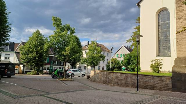 Die Kirchenkurve in Burscheid