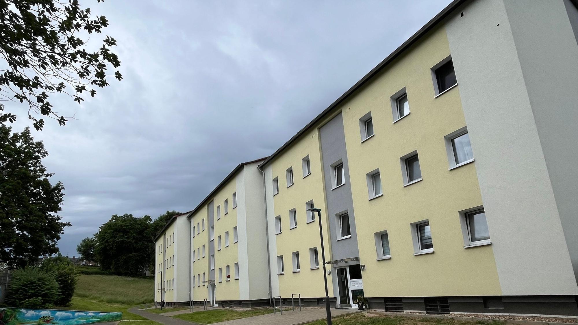 Die betroffene Vonovia-Siedlung in Mathildenhof.