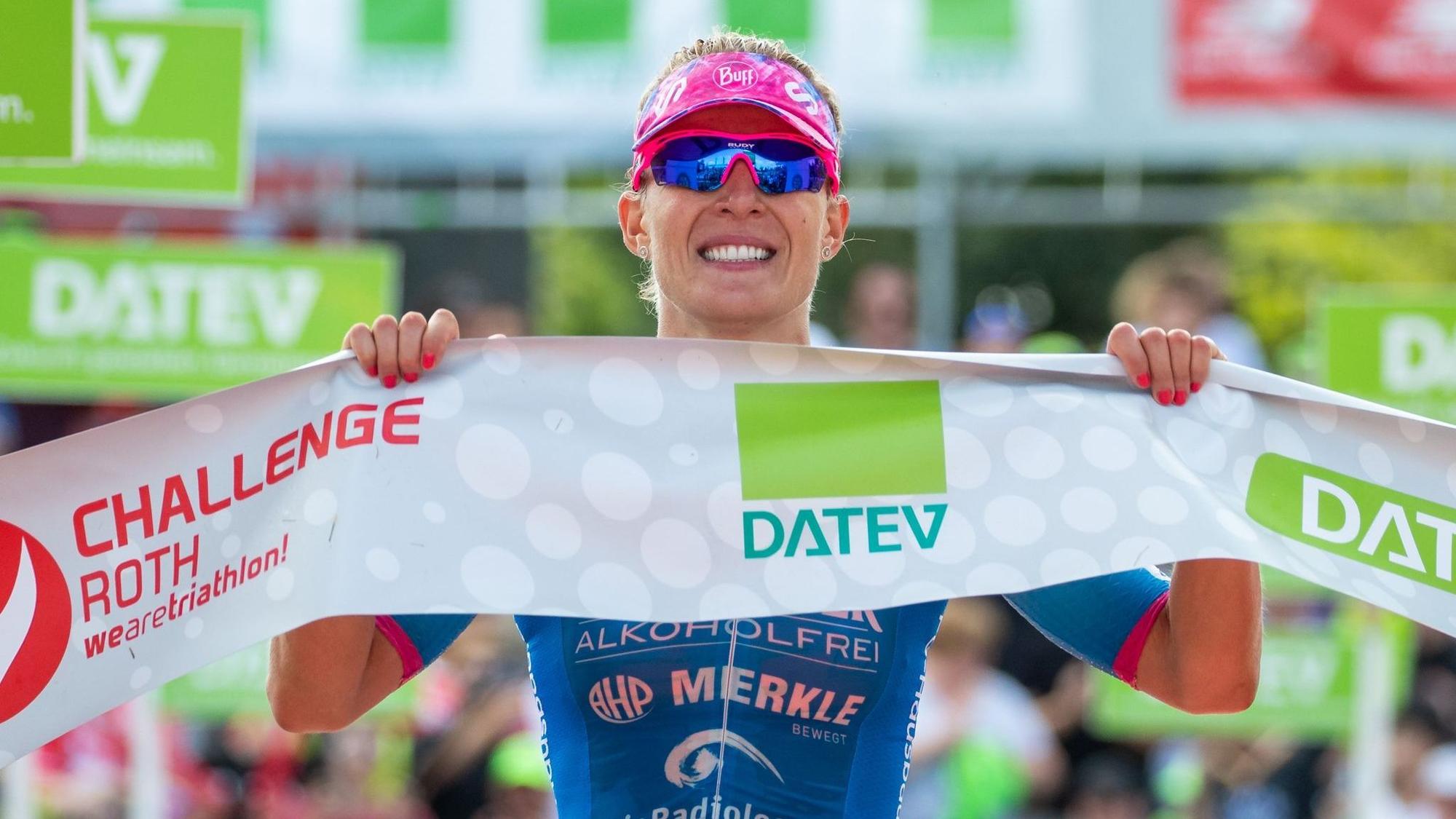 Triathletin Daniela Bleymehl