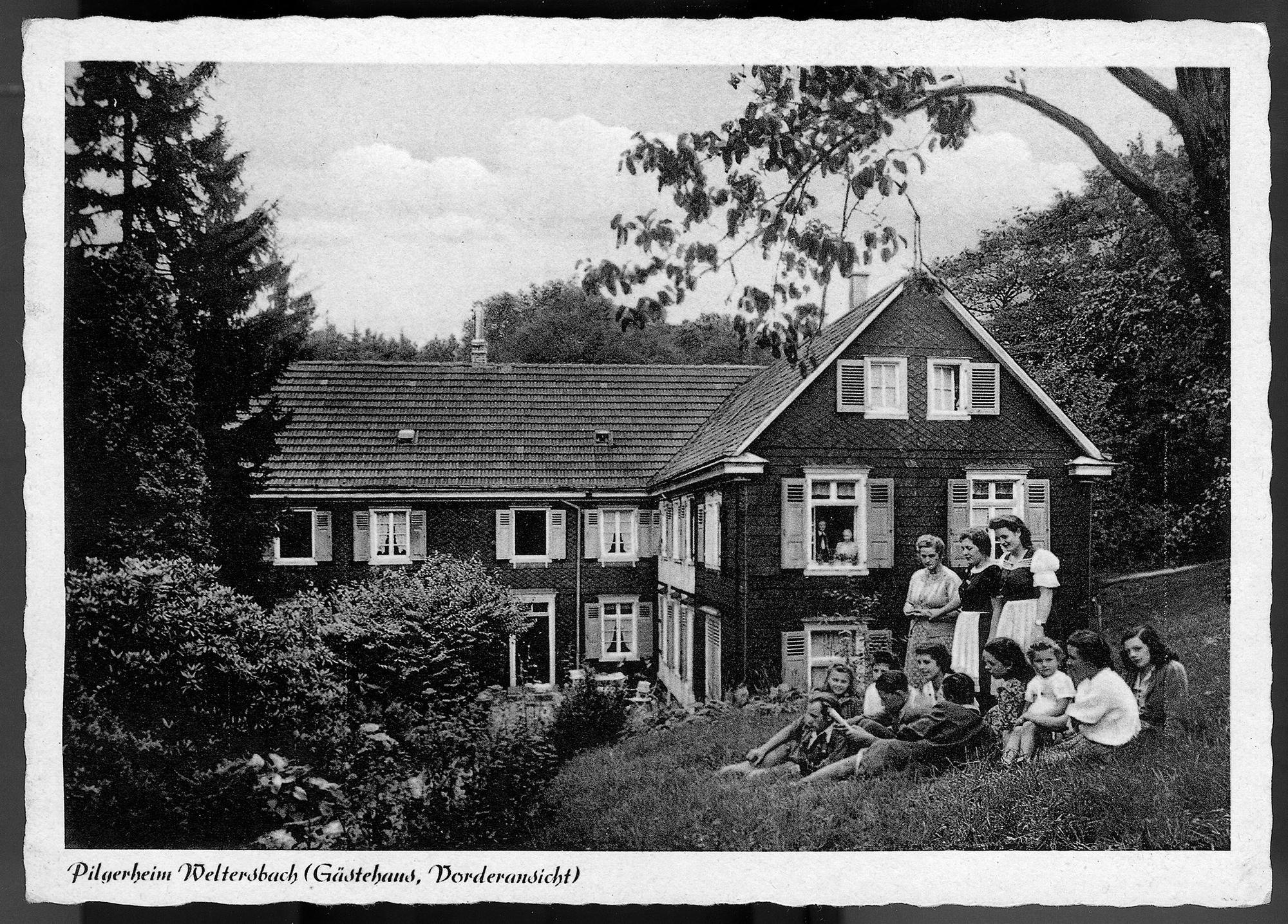 Eine Postkarte zeigte Weltersbach damals.