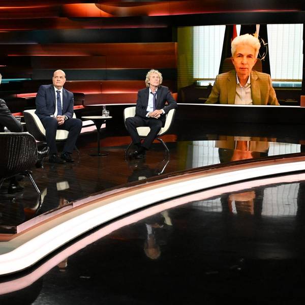 FDP-Politikerin Marie-Agnes Strack-Zimmermann platzte bei „Markus Lanz“ der Kragen, als es um ihre überraschende Kandidatur beim FDP-Parteitag ging. (Bild: ZDF / Markus Hertrich)