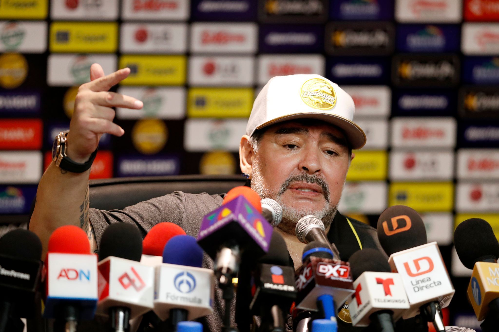 Maradona als Trainer der Dorados in Mexiko