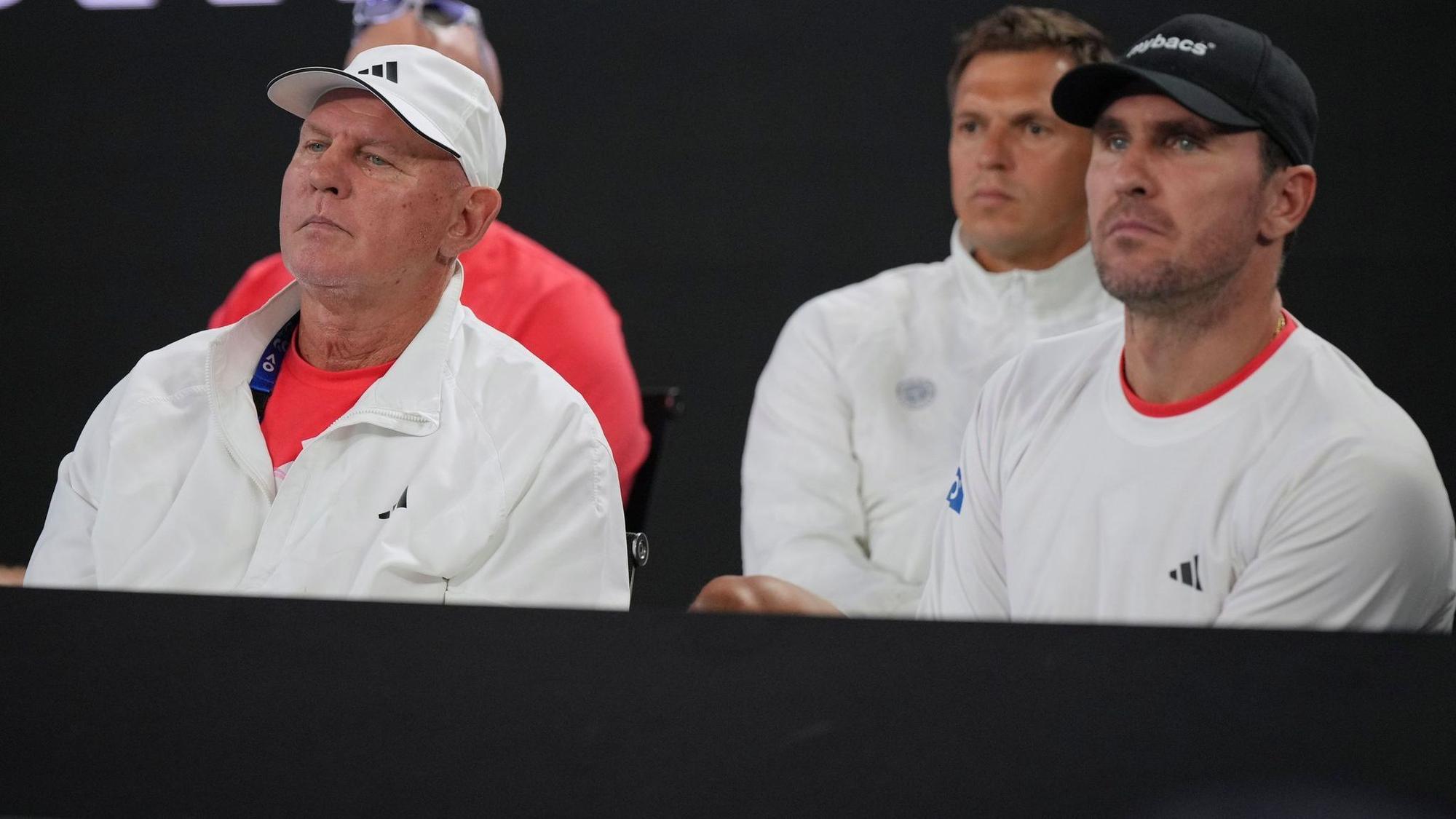 Alexander Zverev senior (l) und Mischa Zverev