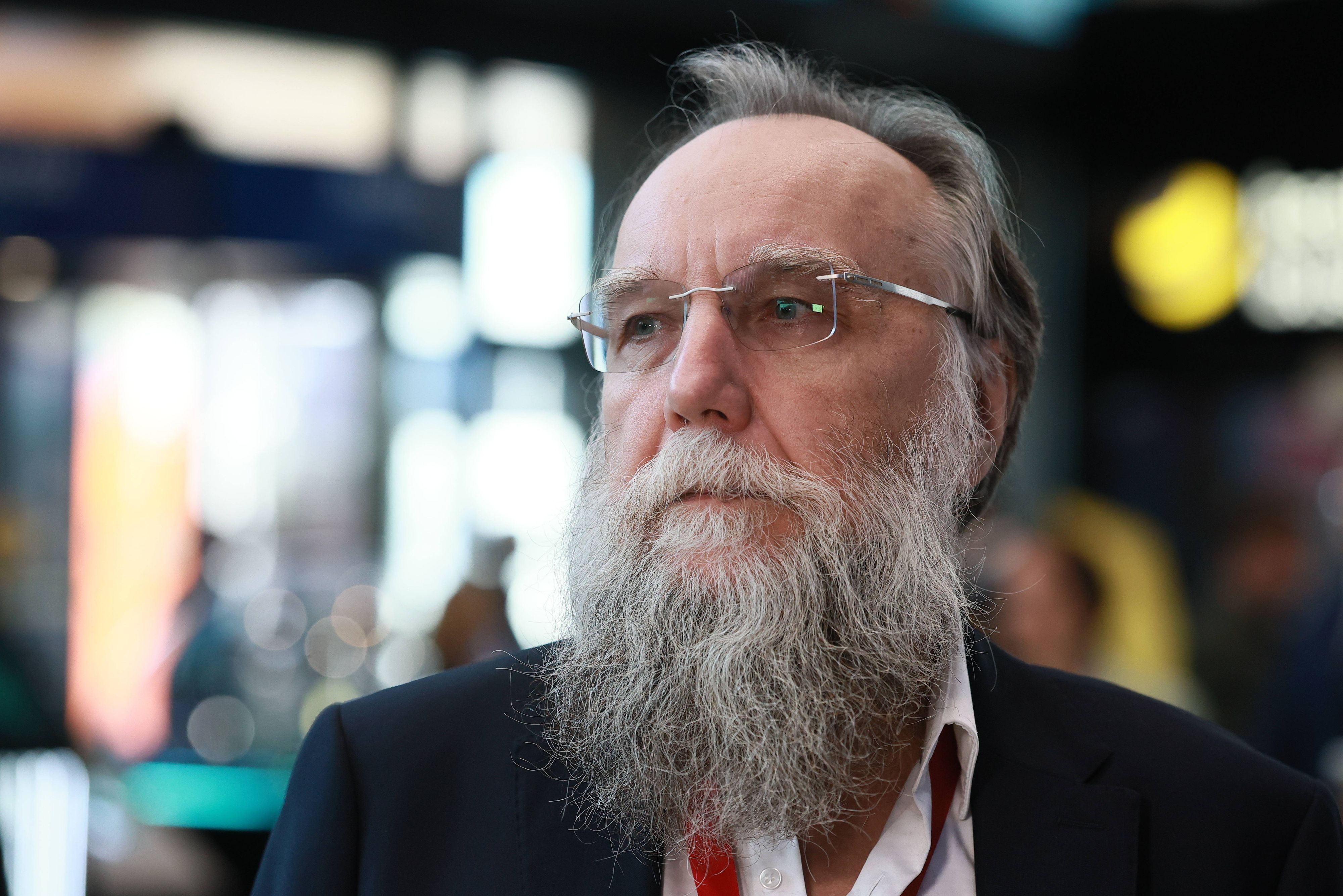 Der russische Neofaschist Alexander Dugin in St. Petersburg.