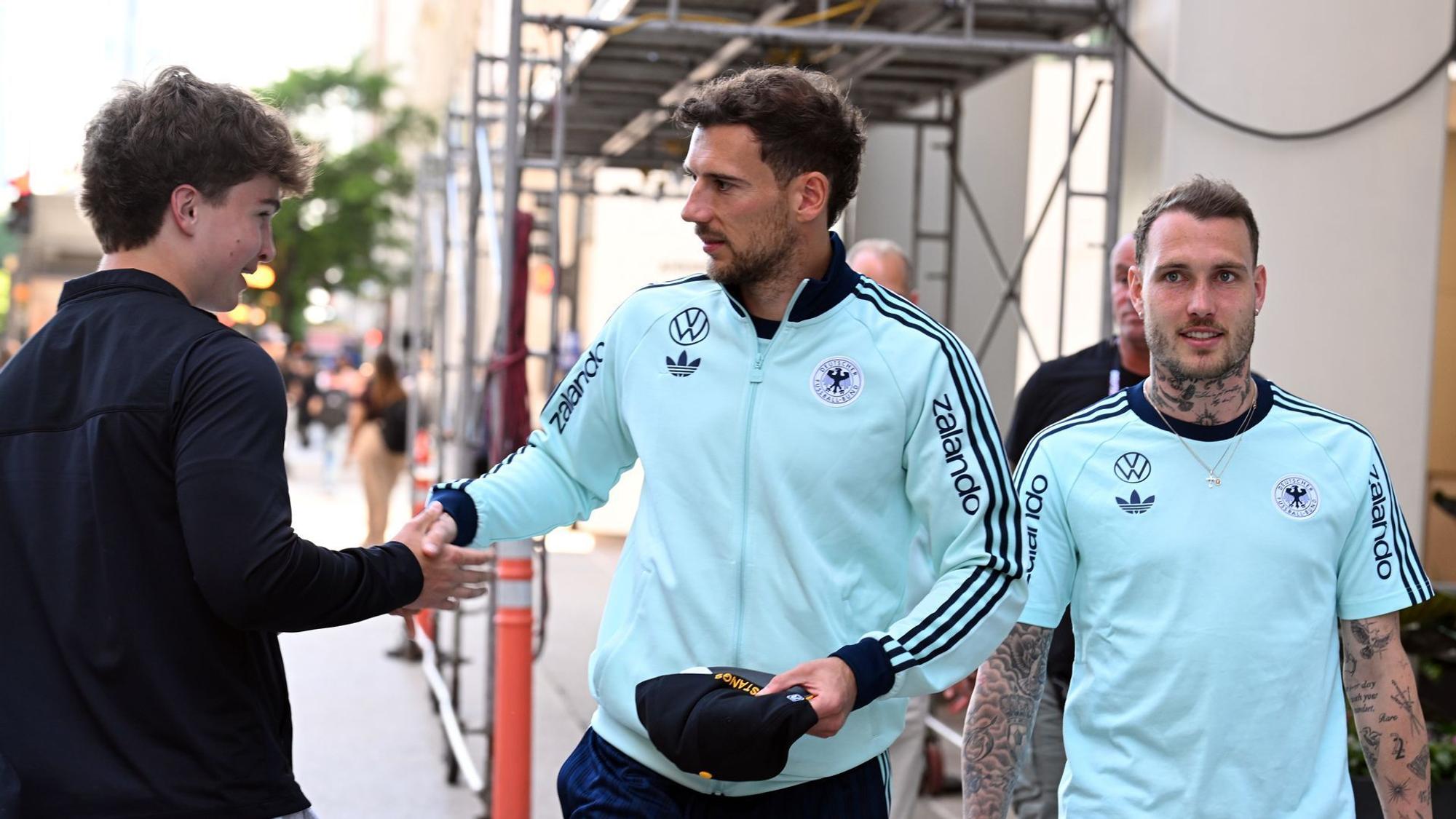 Leon Goretzka und David Raum