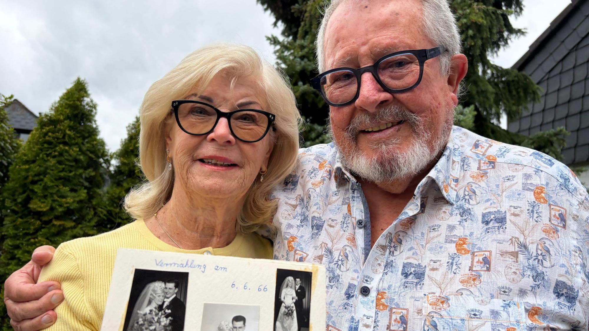 Rita und Dieter Schillings feiern diamantene Hochzeit.