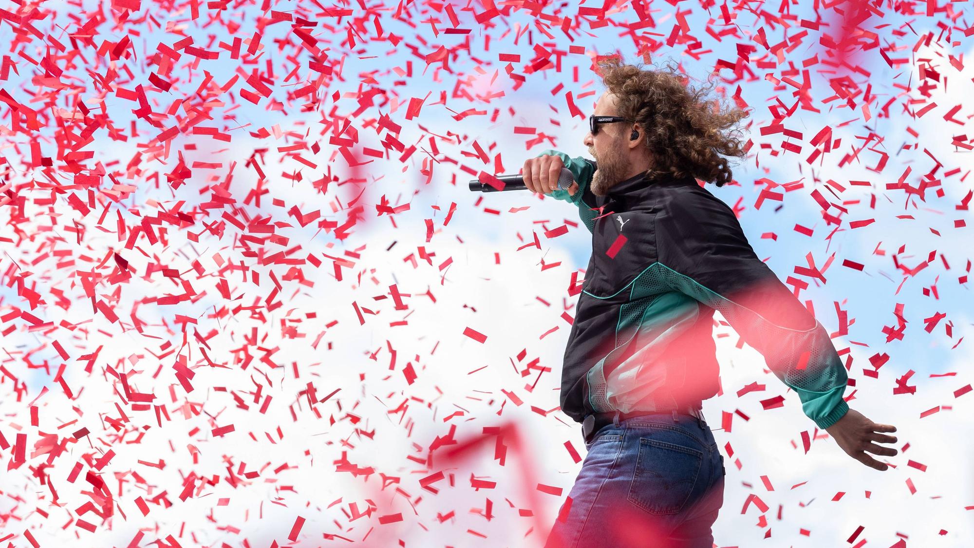 Auftritt von Mehnersmoos auf der Utopia-Stage des Musikfestivals „Rock am Ring“.