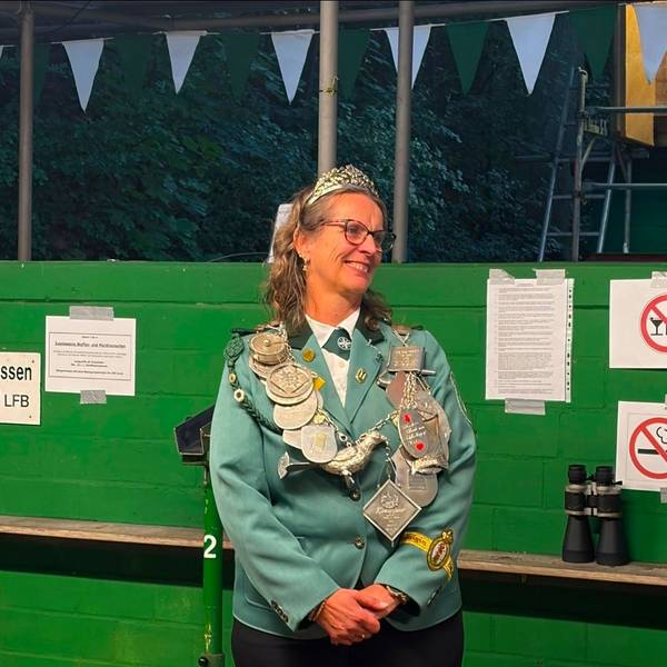 Annette Lehmann ist die neue Kaiserin der Schlebuscher Schützen.