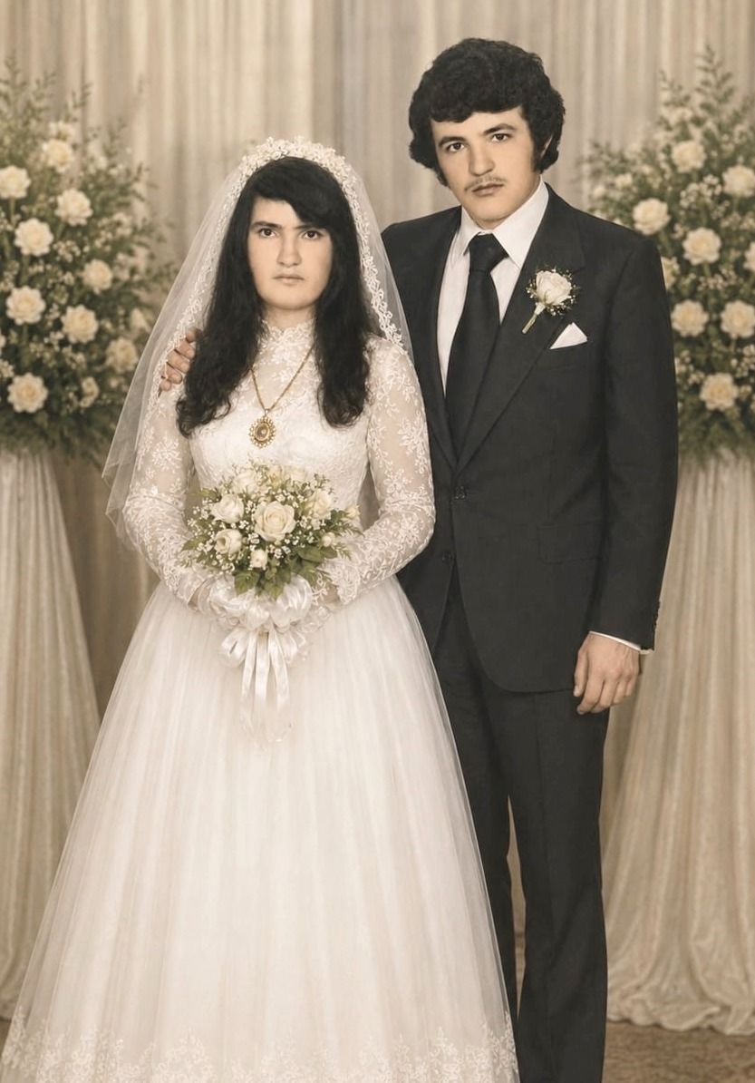 Das Hochzeitsfoto des Goldhochzeitspaares.