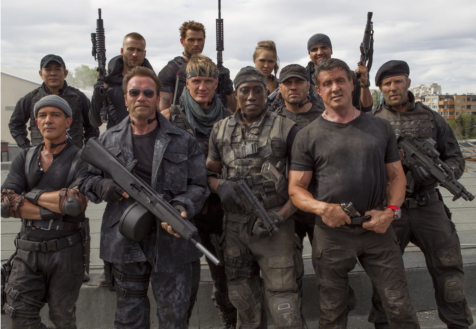 Das zeichnet die „Expendables“-Reihe aus: Eine Clique alter Haudegen zeigt den Schurken, wo der Hammer hängt. (Bild: Fox / 2014 Ex3 Productions, Inc.)