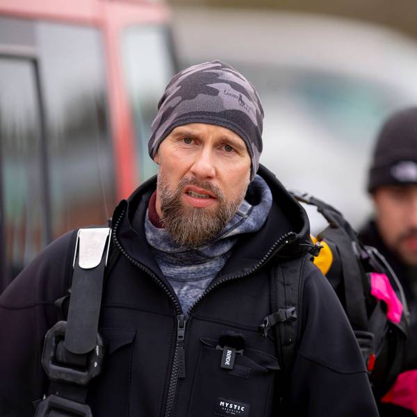 Robert Marc Lehmann beim Einsatz im März.