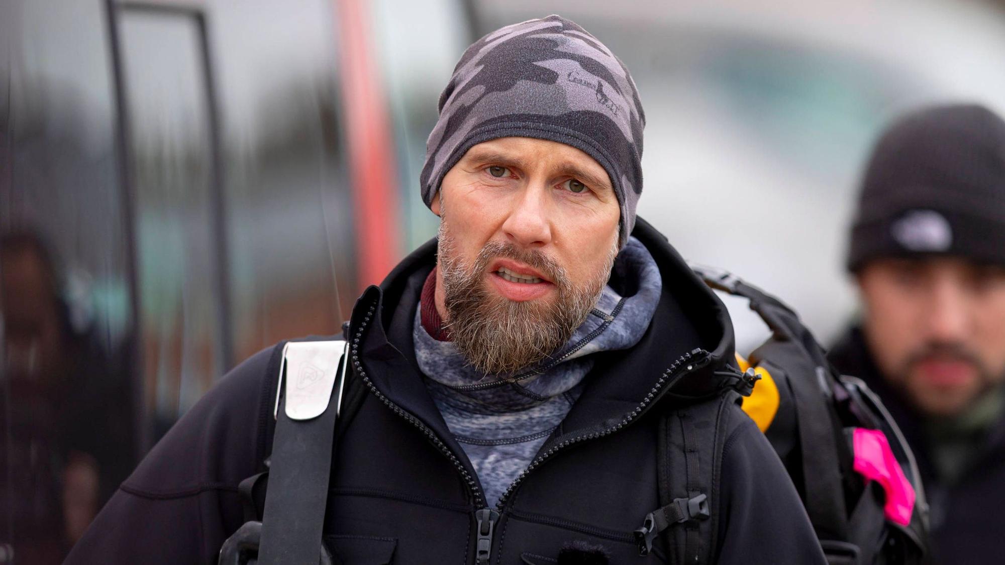 Robert Marc Lehmann beim Einsatz im März.