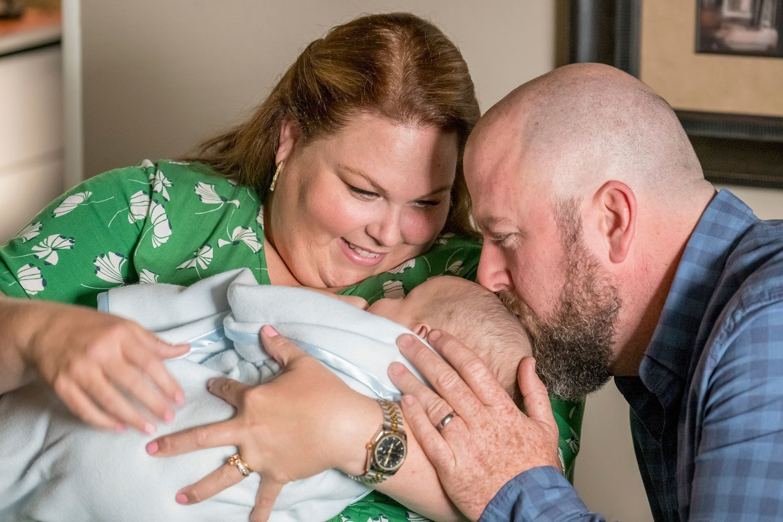 Mit der Geburt ihres Sohnes Jack erfüllt sich ein großer Traum für Kate (Chrissy Metz) und Toby (Chris Sullivan). Doch der Junge ist ein Frühchen und hat schwerwiegende gesundheitliche Probleme. (Bild: ZDF/NBC)