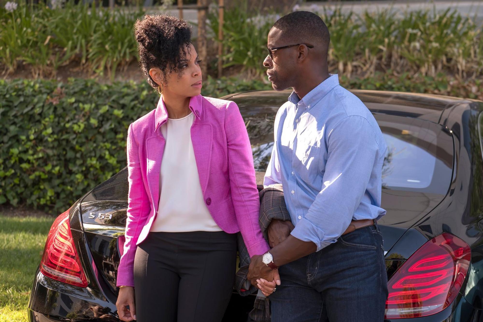 Randall (Sterling K. Brown) und seine Frau Beth (Susan Kelechi Watson) sind das Traumpaar der Serie, doch auch sie werden immer wieder vor Herausforderungen und Probleme in ihrer Beziehung gestellt. (Bild: ZDF/NBC)