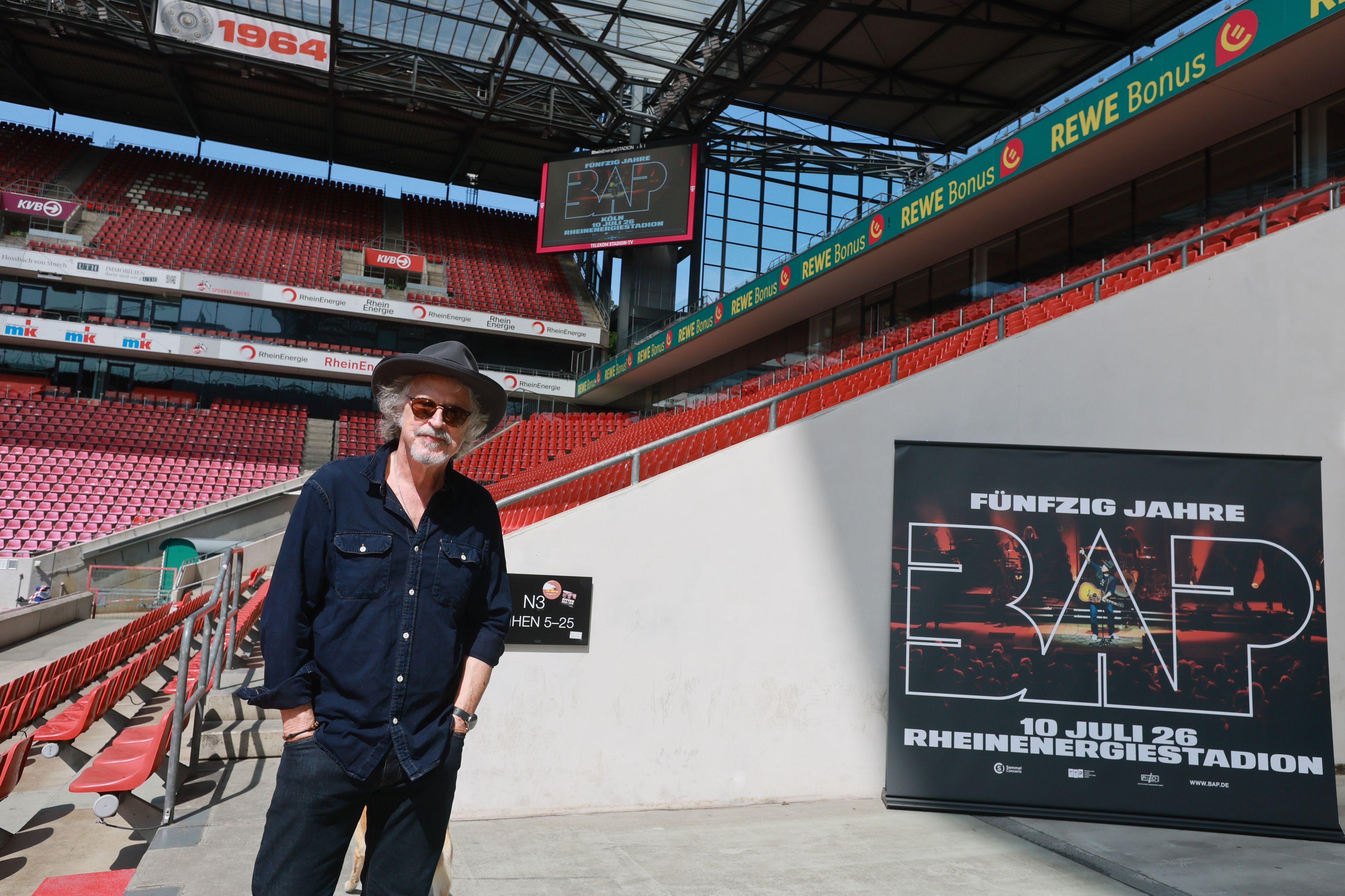 Wolfgang Niedecken bei einer Pressekonferenz zum Stadionkonzert mit Bap.