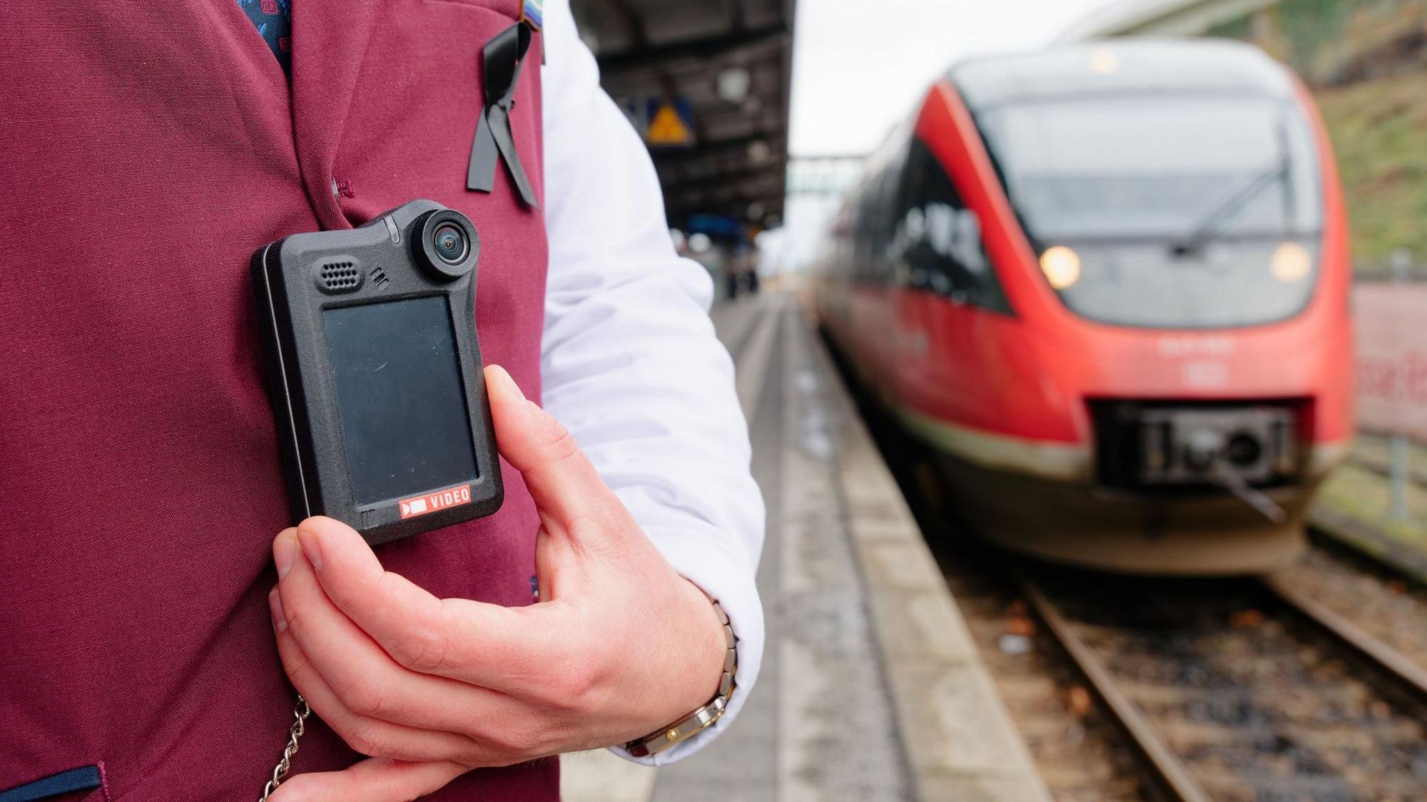 Bodycam-Training bei der Deutschen Bahn