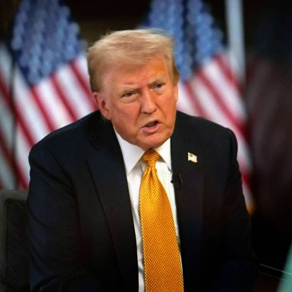 Donald Trump bei einem früheren Interview im Rahmen der NBC-Sendung „Meet the Press“. (Archivbild)