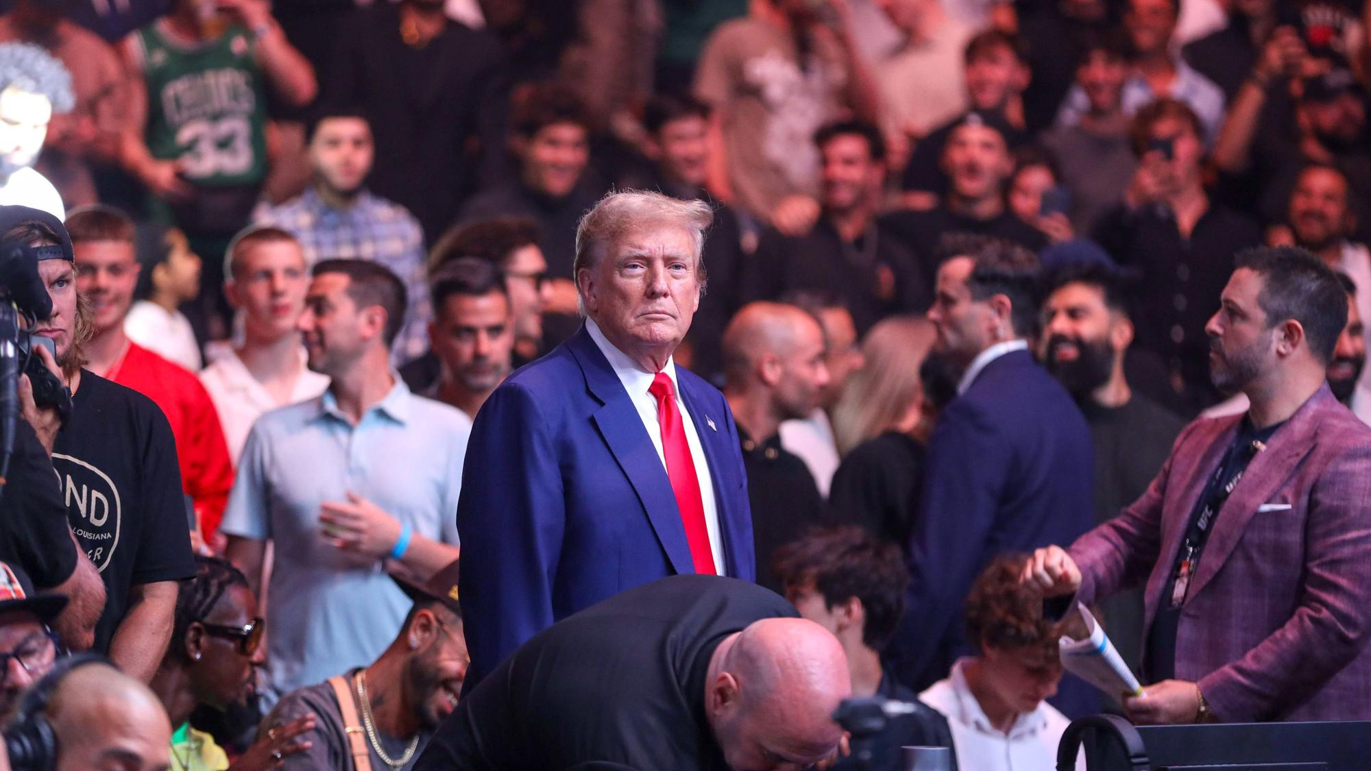 Donald Trump bei einem UFC-Event. (Archivfoto)