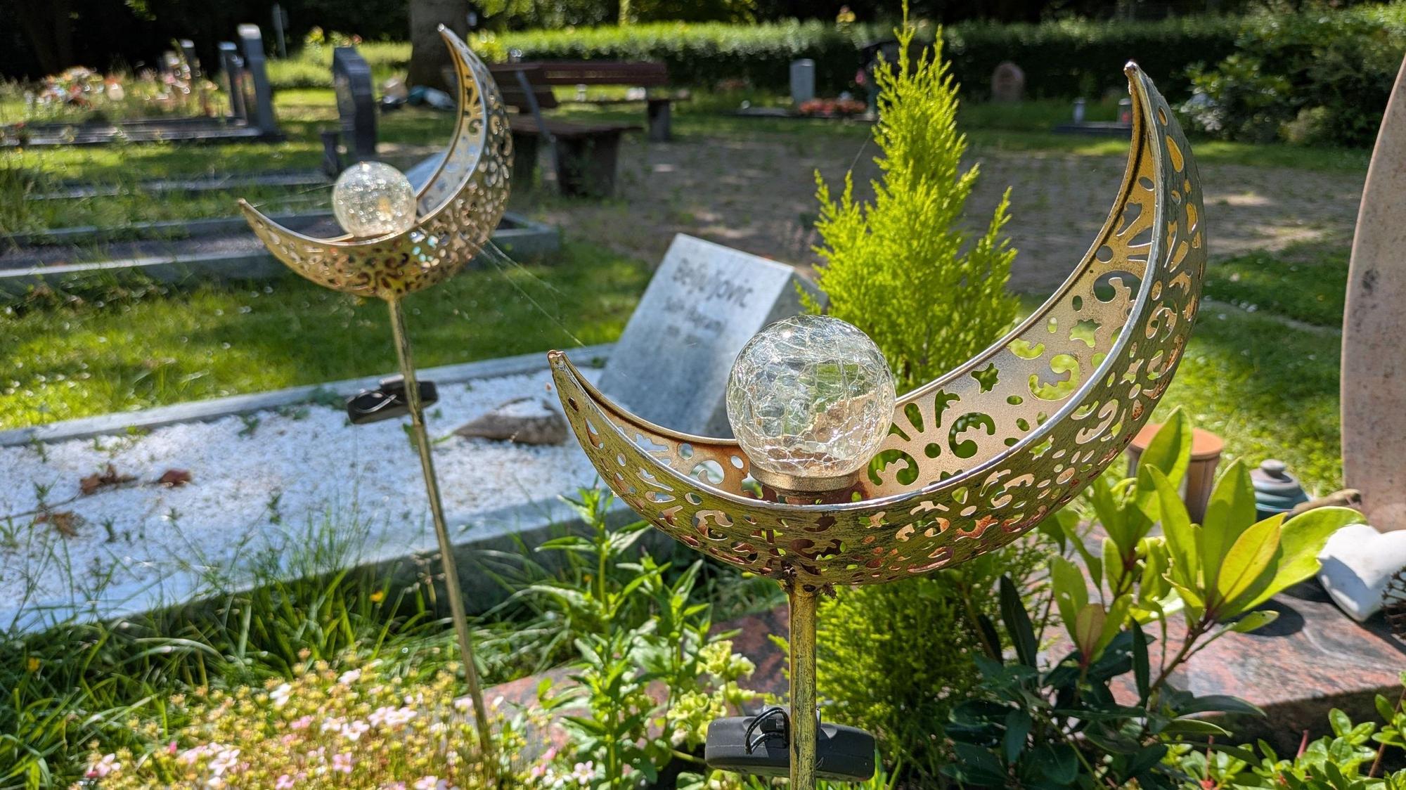 Ein muslimisches Grab auf dem Friedhof Reuschenberg