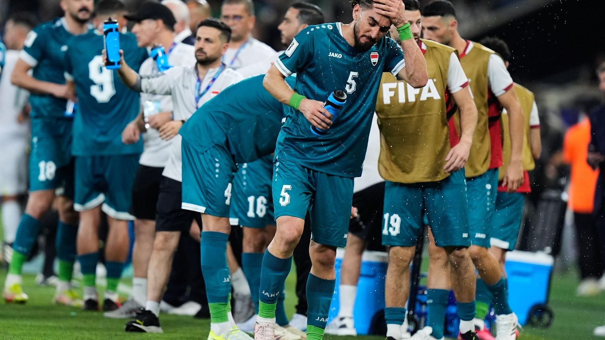 Trinkpause bei Iraks Fußball-Nationalteam