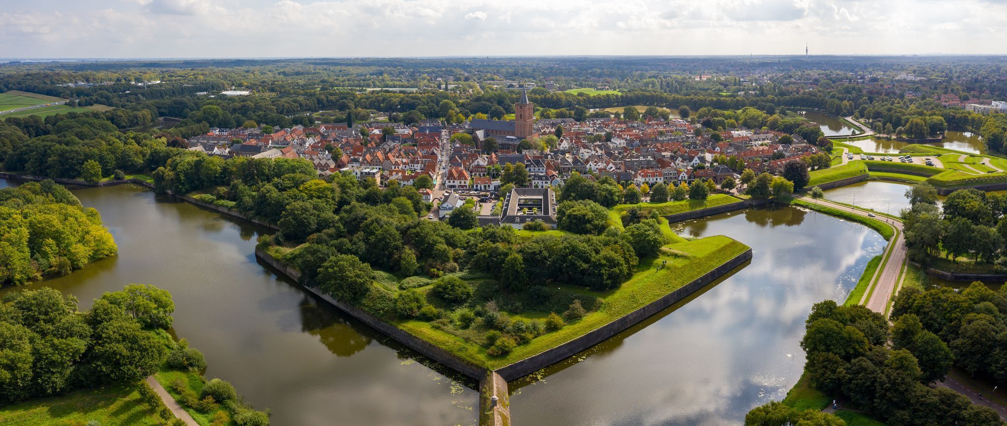 Luftaufnahme von Naarden