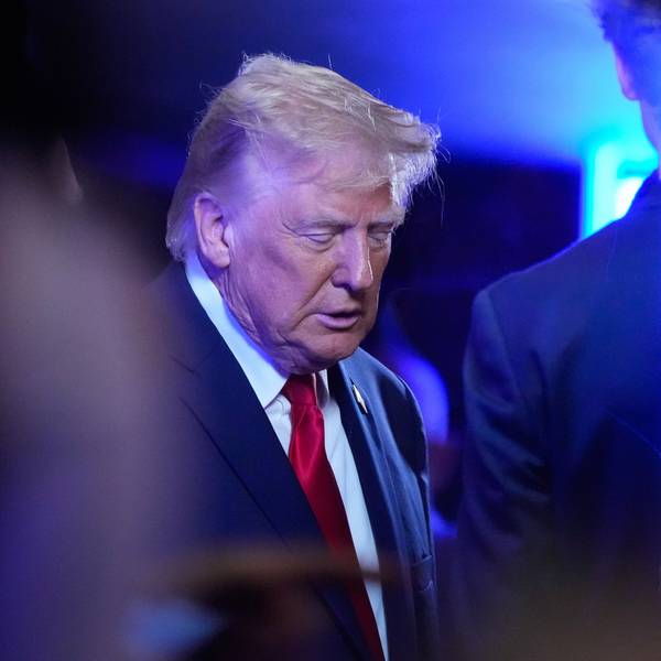 US-Präsident Donald Trump bei der NBA-Partie zwischen den New York Knicks und den San Antonio Spurs.