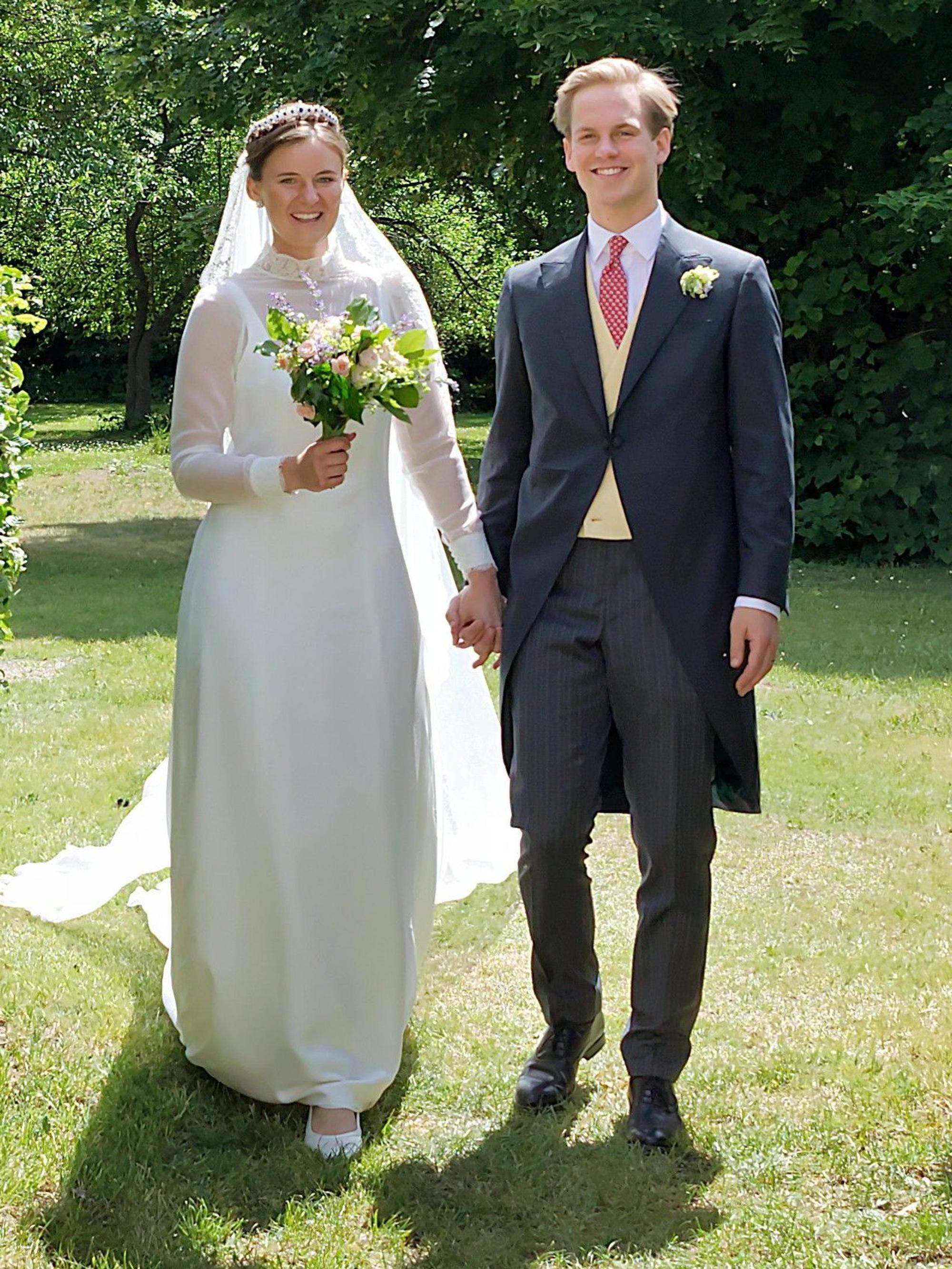 Lukas von Lattorf und Gräfin Marie Wilczek haben sich das Ja-Wort gegeben.