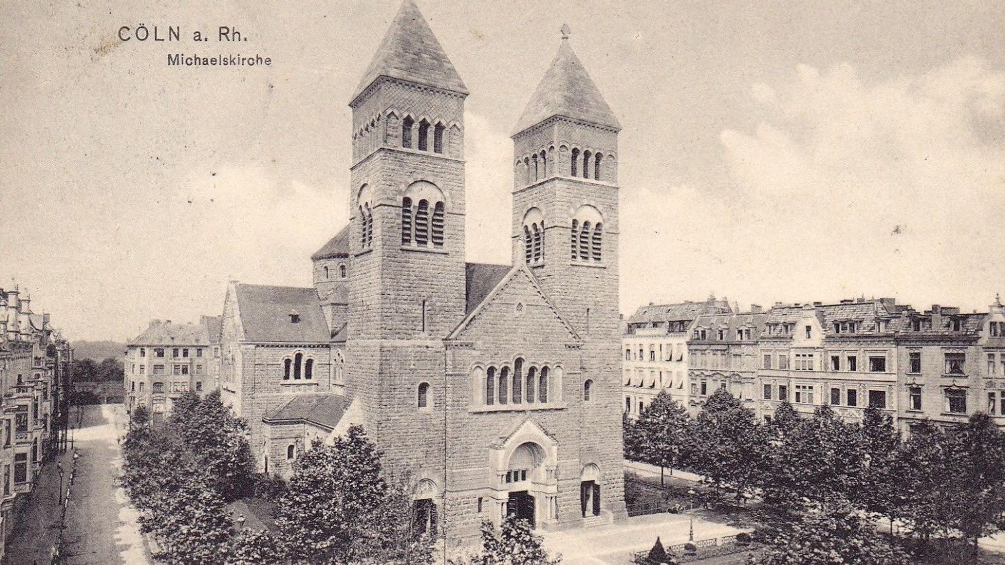 Historische Aufnahme des Brüsseler Platzes in Köln vom Beginn des 20. Jahrhunderts.