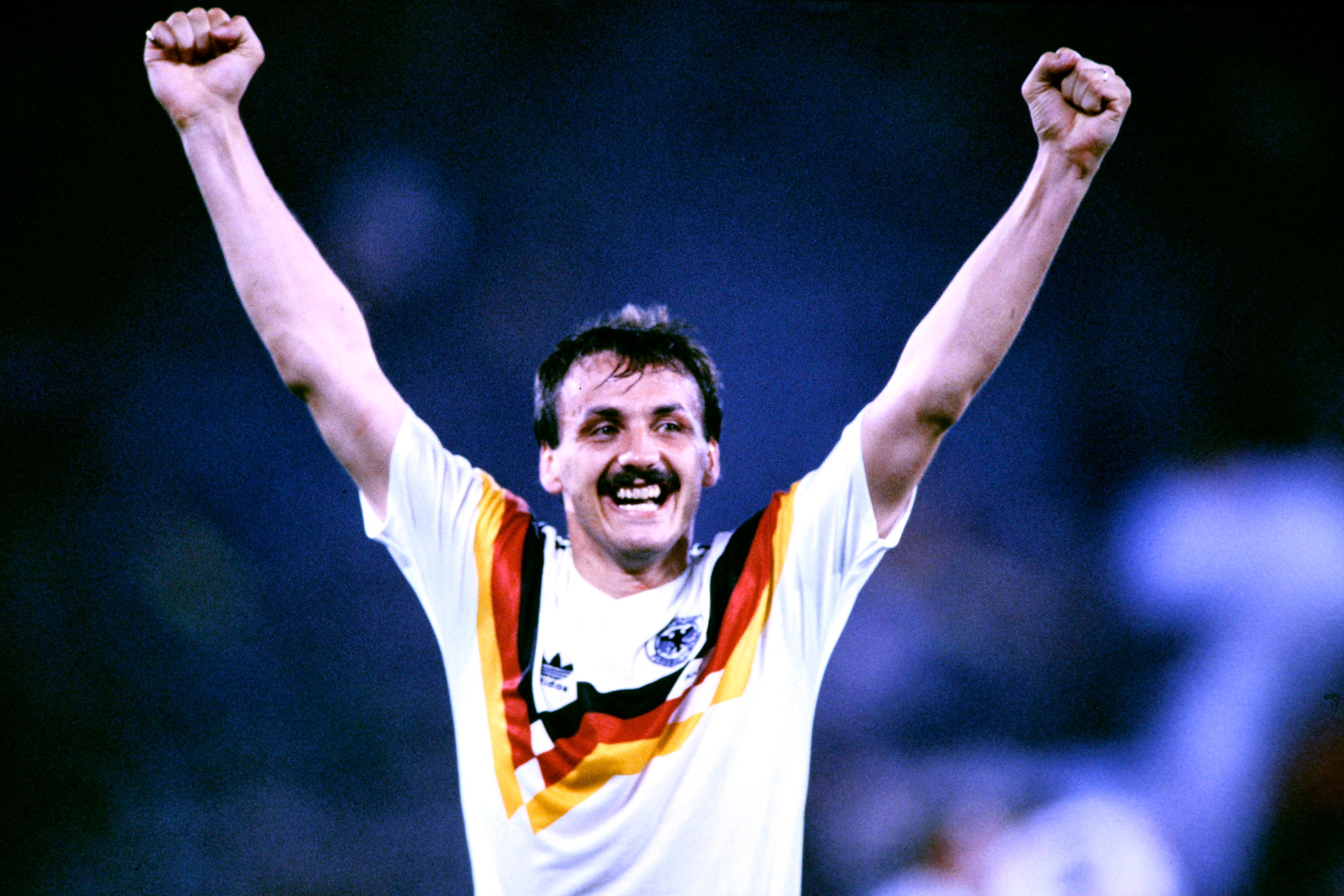 Jürgen Kohler nach dem Triumph im WM-Finale 1990 gegen Argentinien in Rom.