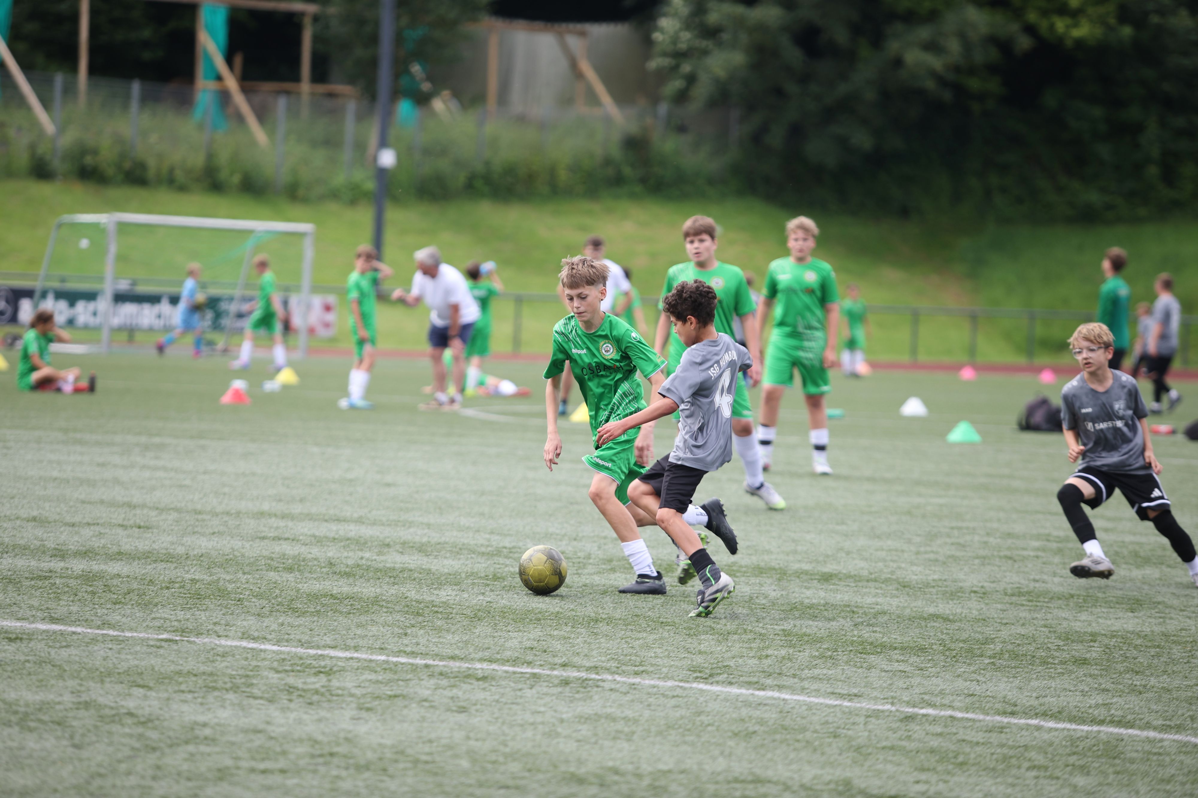 Spielszene aus dem Jugendfußball