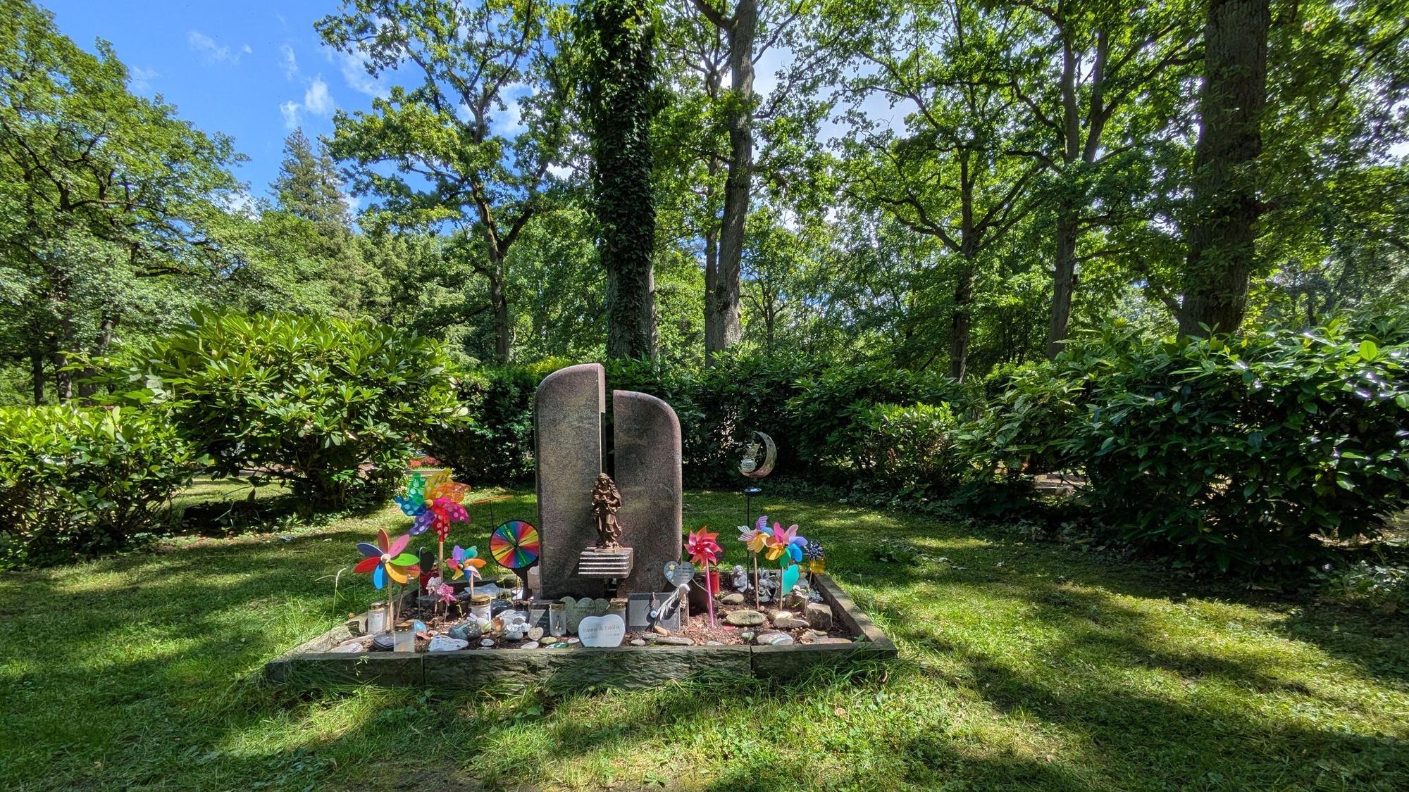 Gedenkort für Sternenkinder auf dem Friedhof Reuschenberg