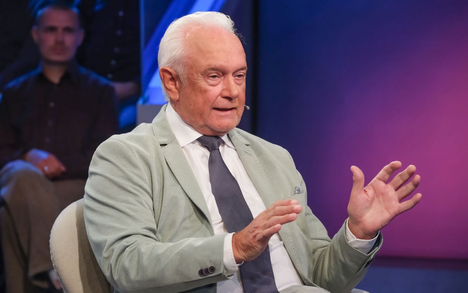 Wolfgang Kubicki sprach bei „Maischberger“ im Ersten über seine Pläne als Parteivorsitzender. (Bild: WDR / Oliver Ziebe)