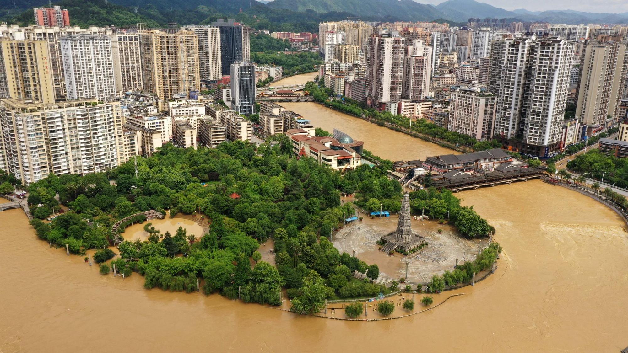 Überschwemmungen in China