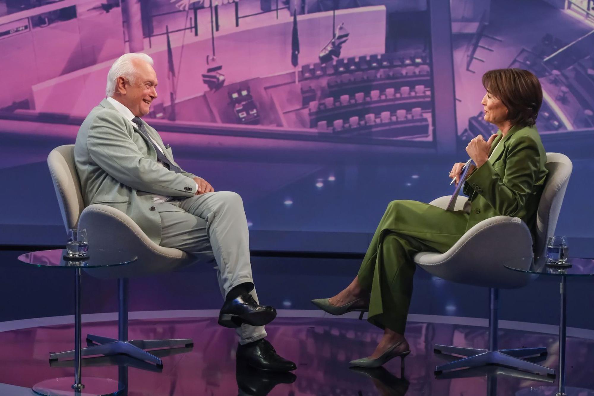 „Ich bin nicht die Zukunft der FDP, aber die Partei braucht eine Zukunft“, sagte Wolfgang Kubicki im Gespräch mit Sandra Maischberger. (Bild: WDR / Oliver Ziebe)