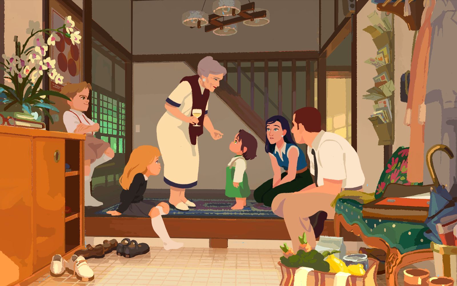 Spezielles Setting: Amélie lebt mit ihrer belgischen Familie in Japan. (Bild: 2025 Maybe Movies/Ikki Films/2 Minutes/France 3 Cinéma/Puffin Pictures/22D Music/Piece of Magic)