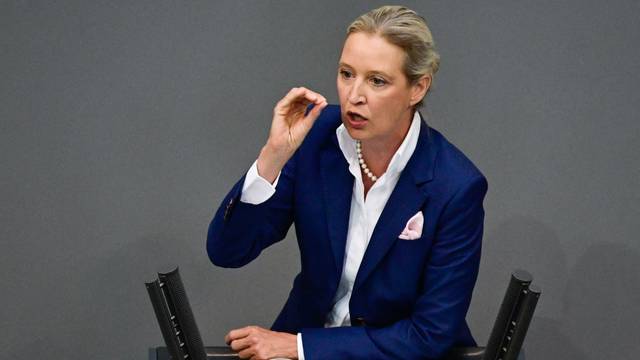 AfD-Co-Vorsitzende Alice Weidel im Bundestag.