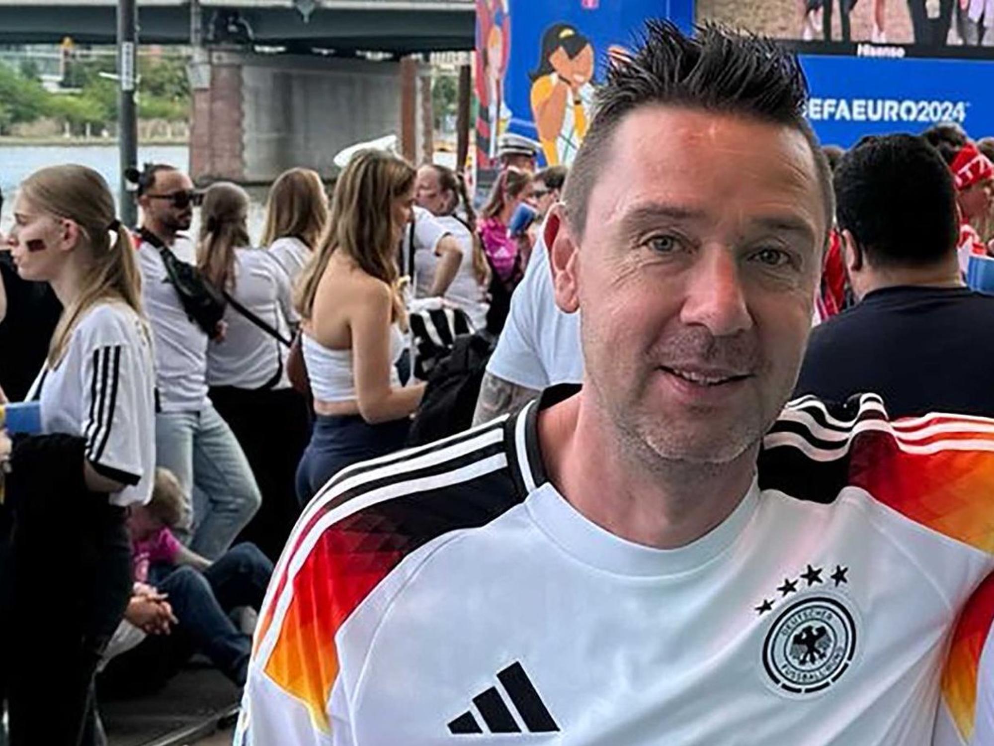 Uwe Metternich bei der EM 2024 im Deutschlandtrikot.