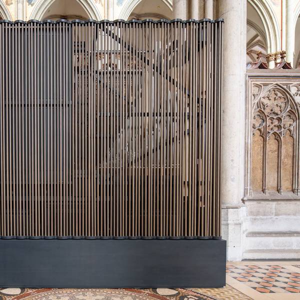 Die neue, höhenverstellbare Marienorgel im Kölner Dom.