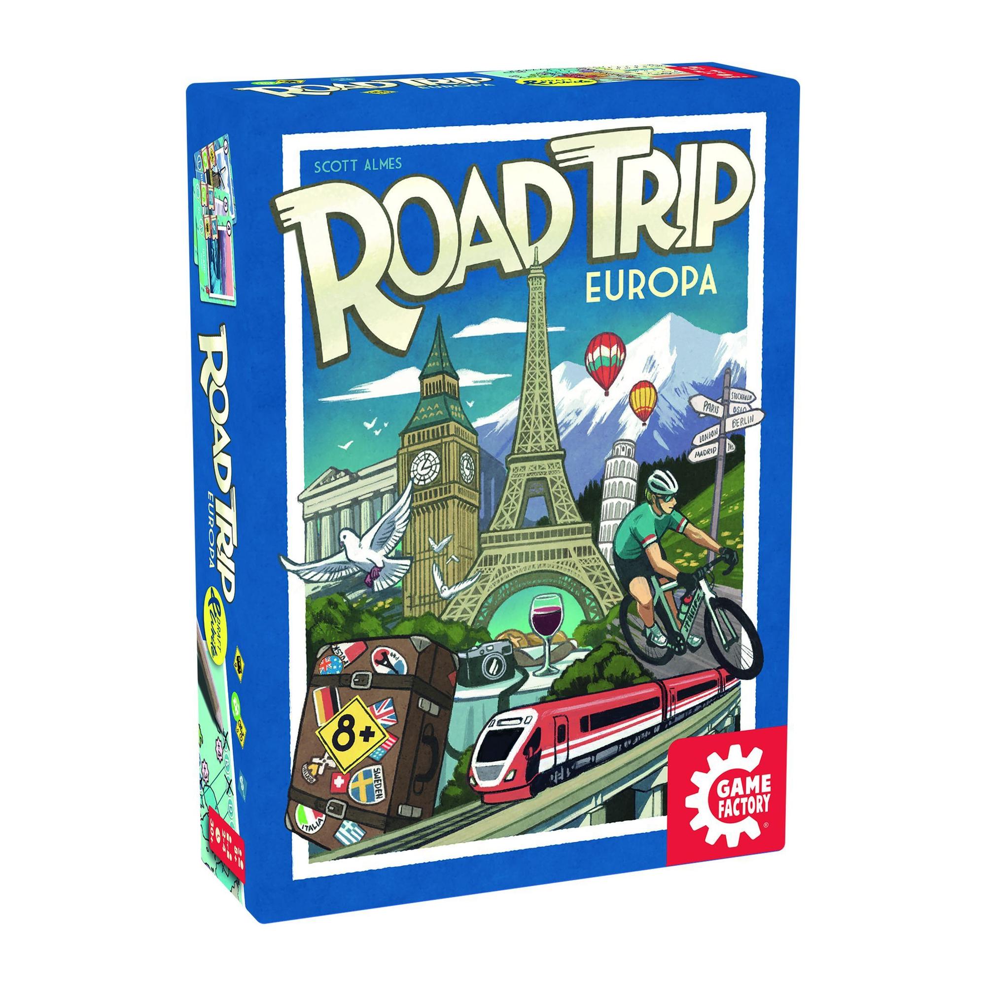 Das Spiel «Road Trip Europa»