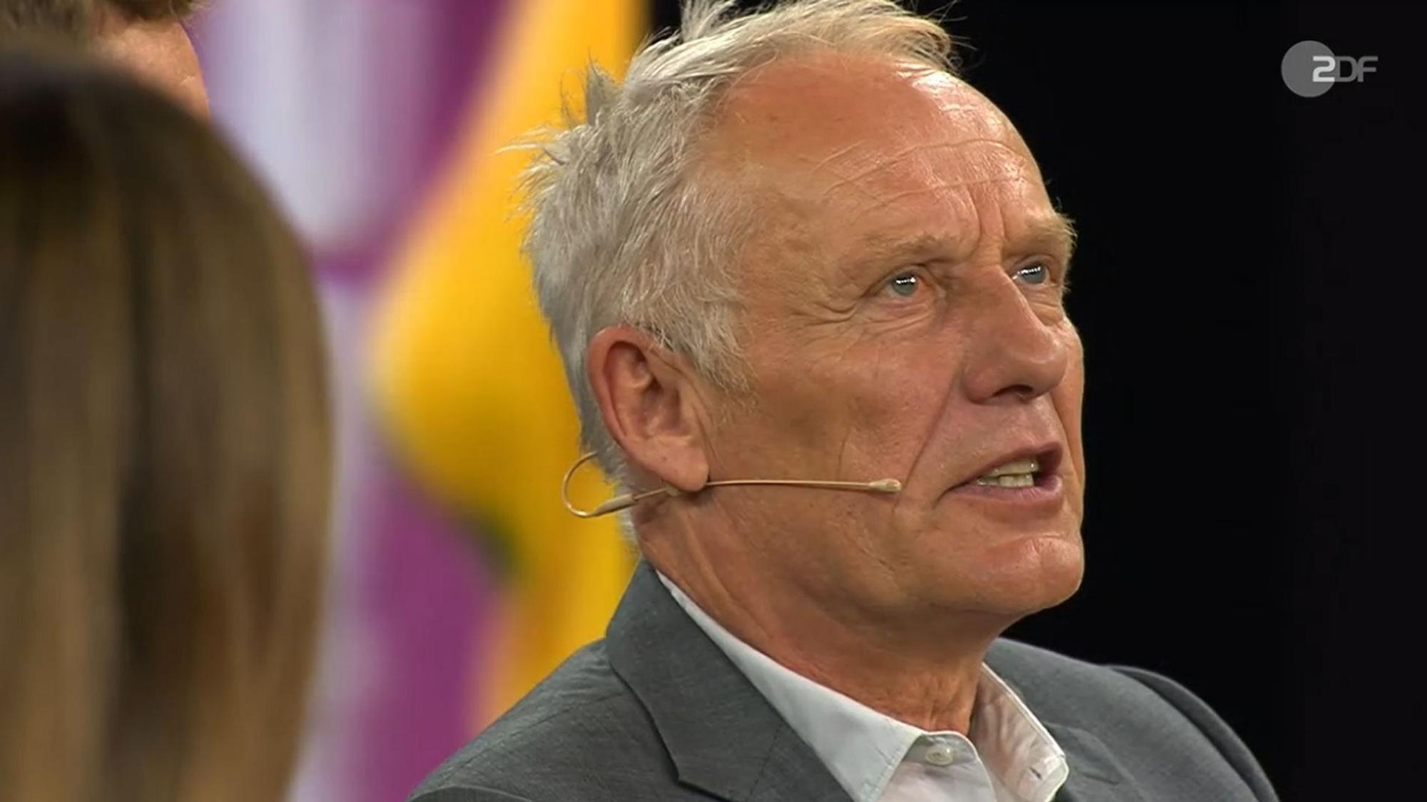 Christian Streich als TV-Experte im ZDF im Einsatz.