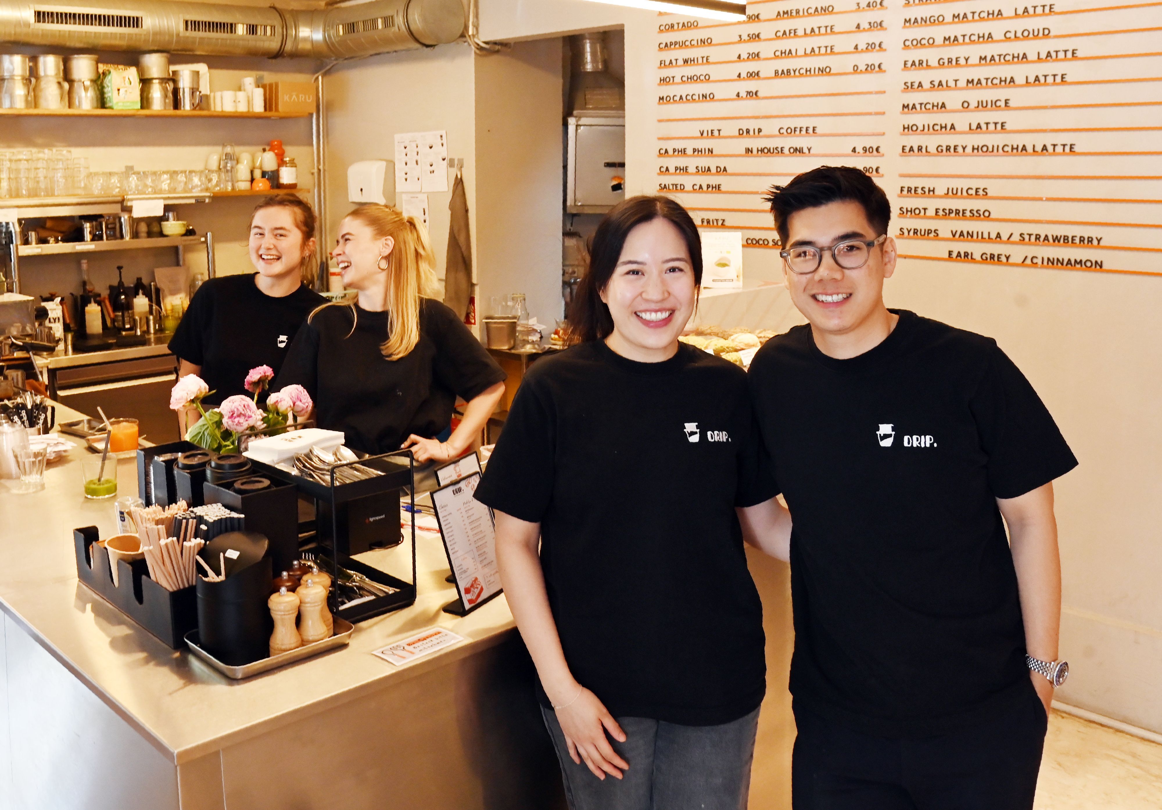 Thi My Huyen Dao und Duc Anh Nguyen betreiben das Café.