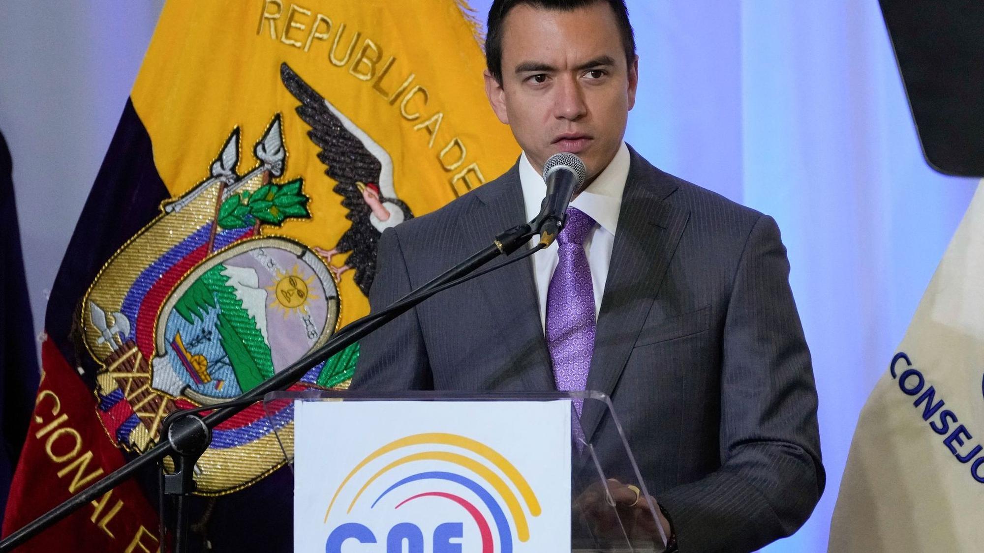 Ecuadors Präsident Daniel Noboa
