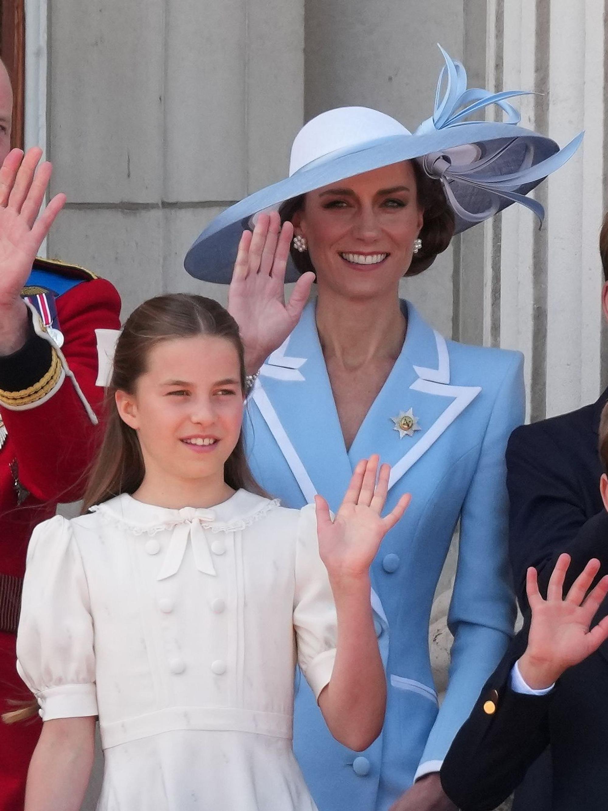 Prinzessin Charlotte und Prinzessin Kate zogen bei Trooping the Colour die Blicke auf sich.