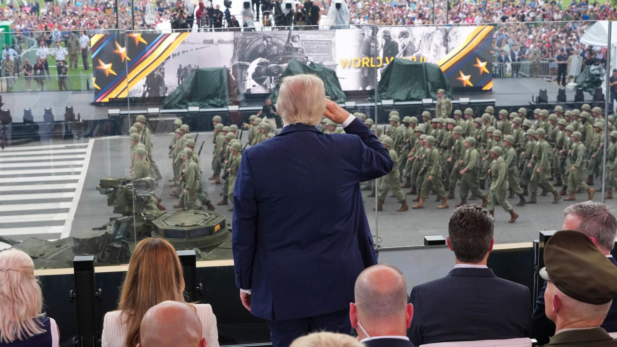 Militärparade in Washington