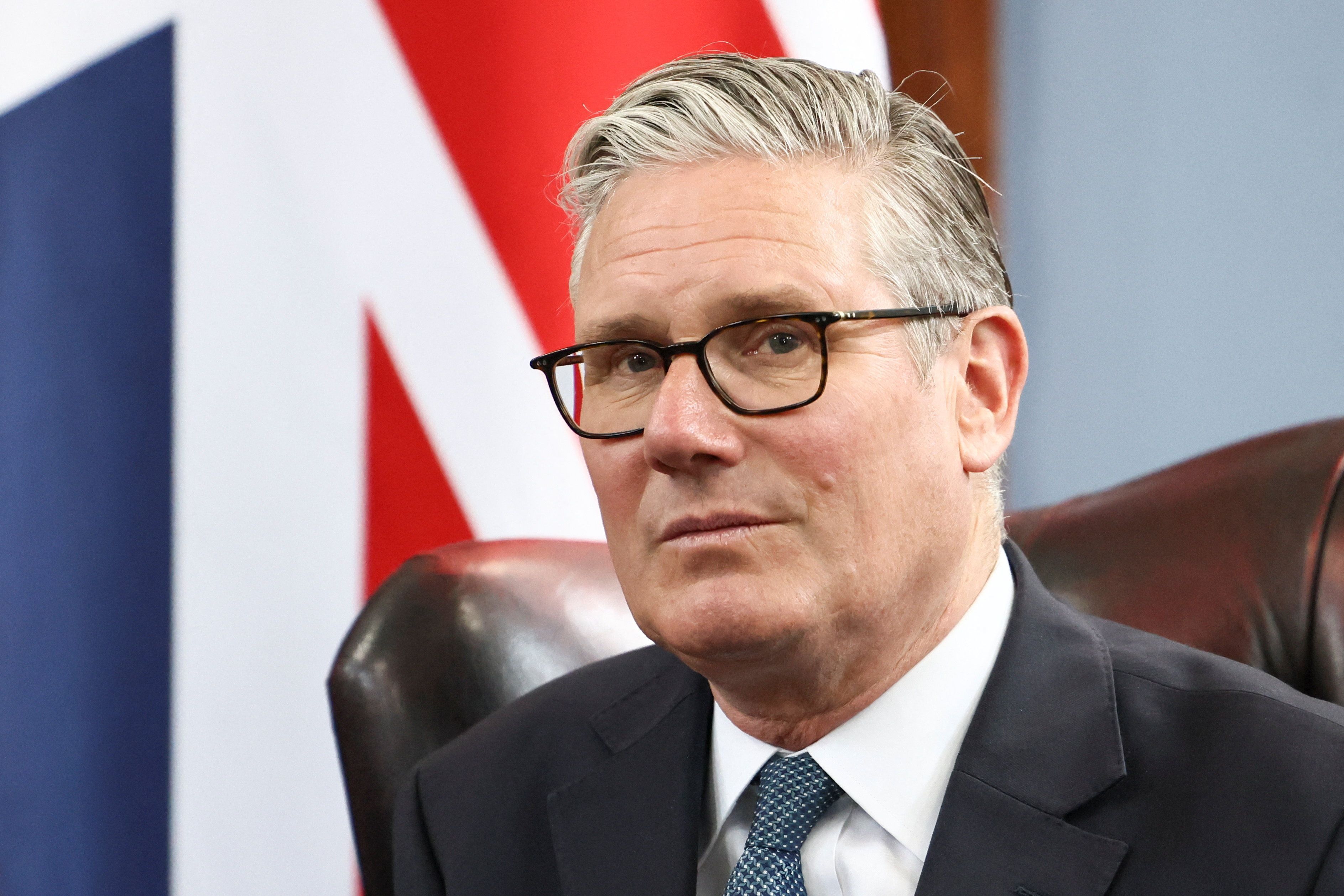 Der britische Premierminister Keir Starmer berichtet, die britische Armee habe einen Schattenflotten-Tanker gestoppt. (Archivbild)