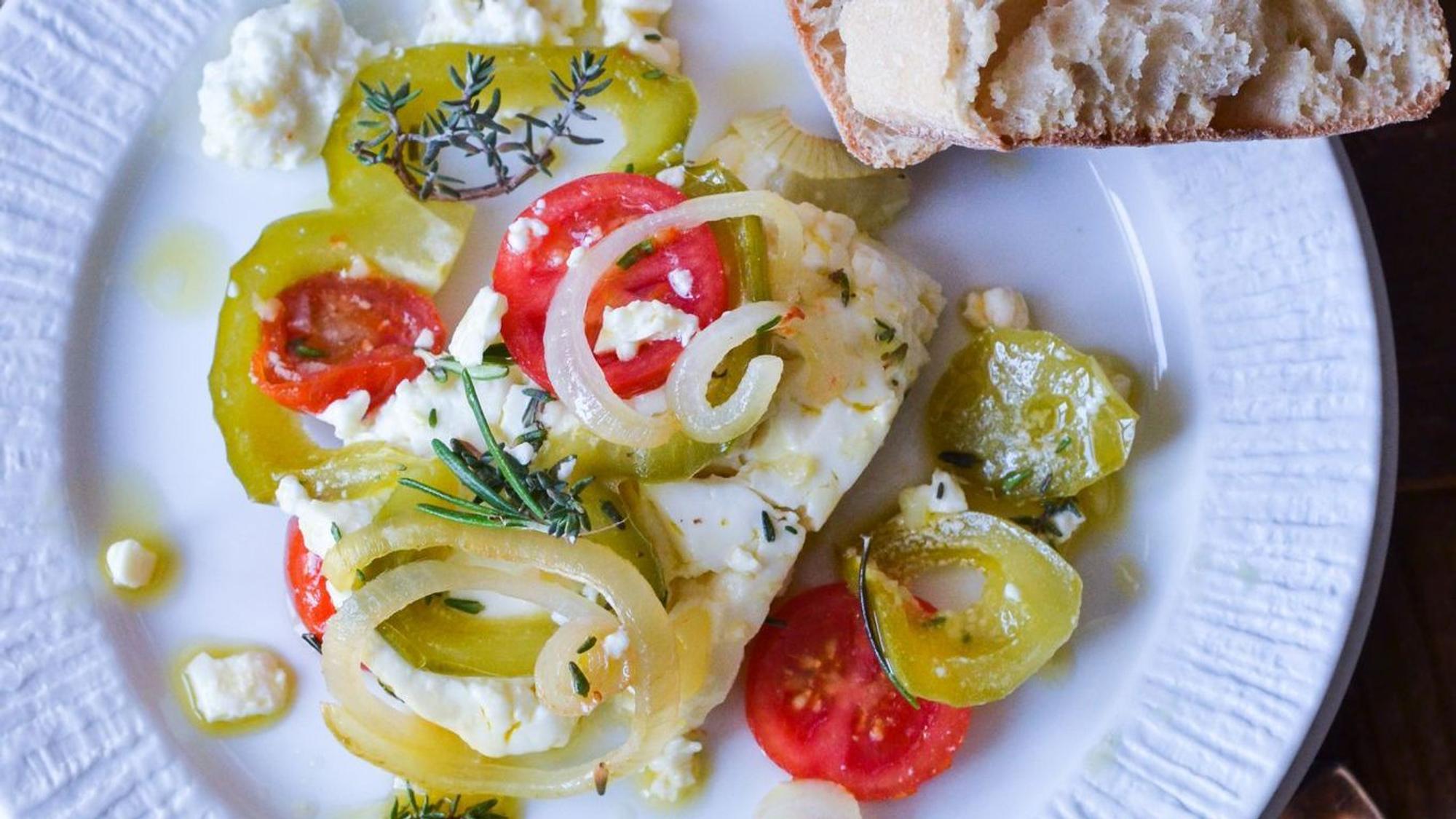 Gebackener Feta.