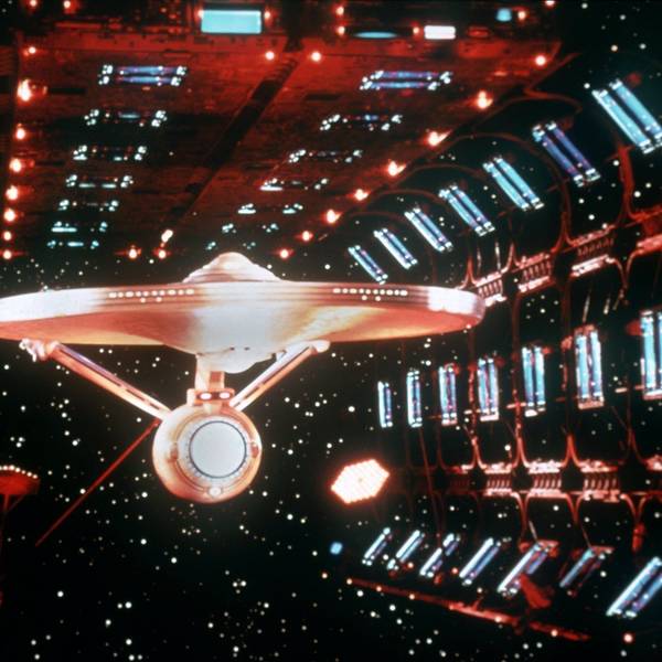 Das Archivbild zeigt das Raumschiff USS Enterprise aus der Anfang der 60er Jahre gestarteten US-Fernsehserie "Star Trek", die in Deutschland unter dem Titel "Raumschiff Enterprise" lief.