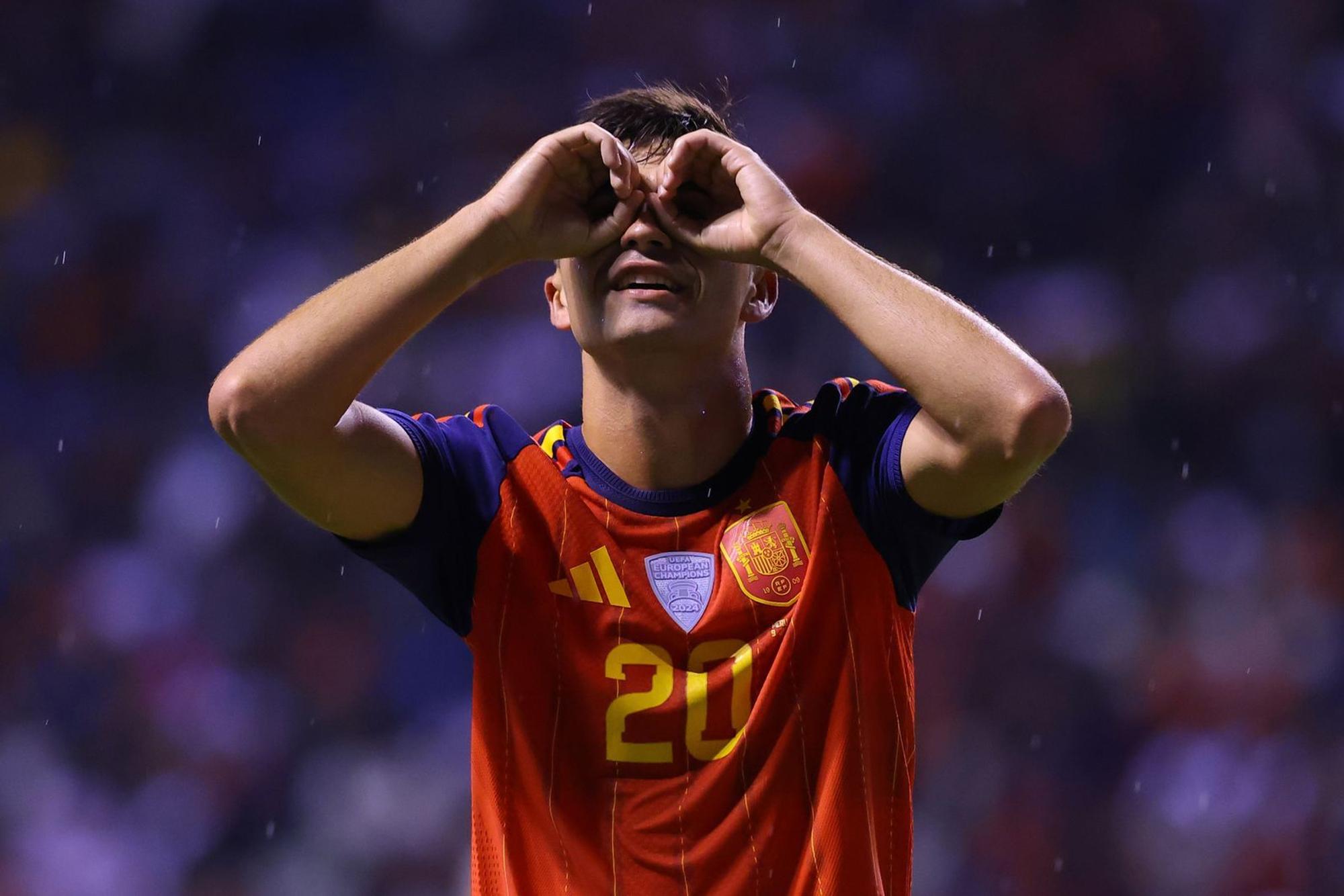 Pedri spielt im Mittelfeld der Spanier eine Schlüsselrolle. (Bild: 2026 Getty Images/Agustin Cuevas)