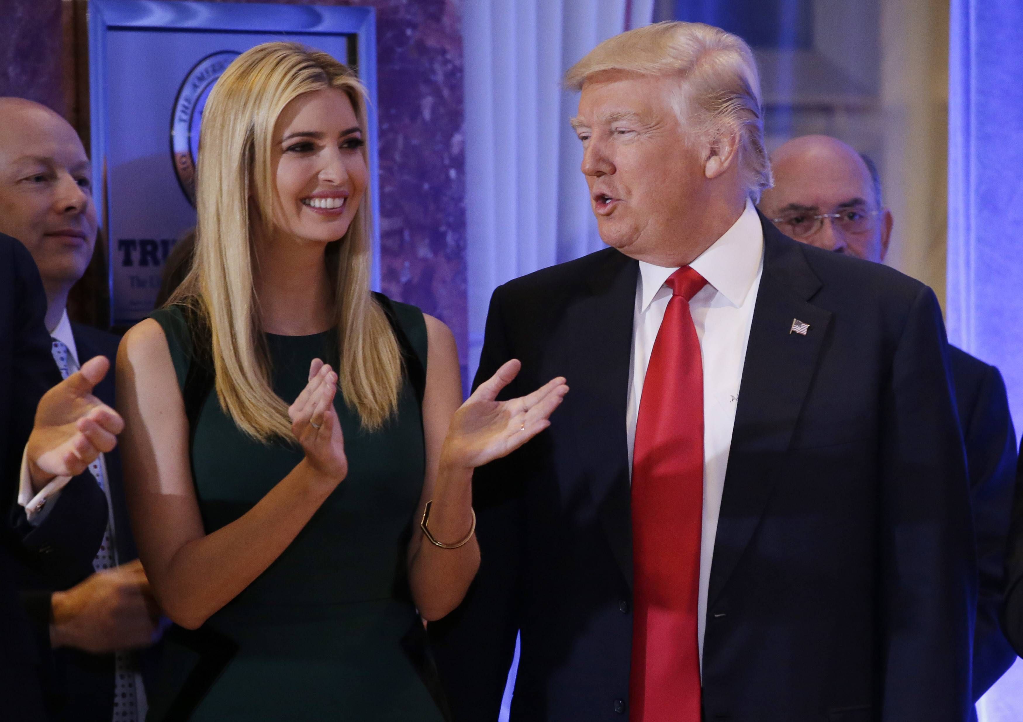Donald Trump zusammen mit seiner Tochter Ivanka. (Archivbild)